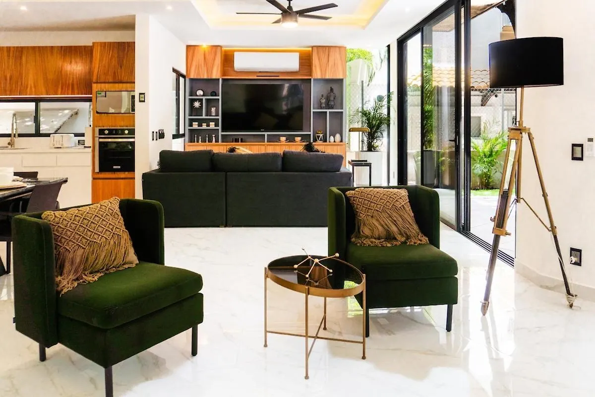 شقة Stunning Modern Villa With Pool And Beach Access بلايا ديل كارمن